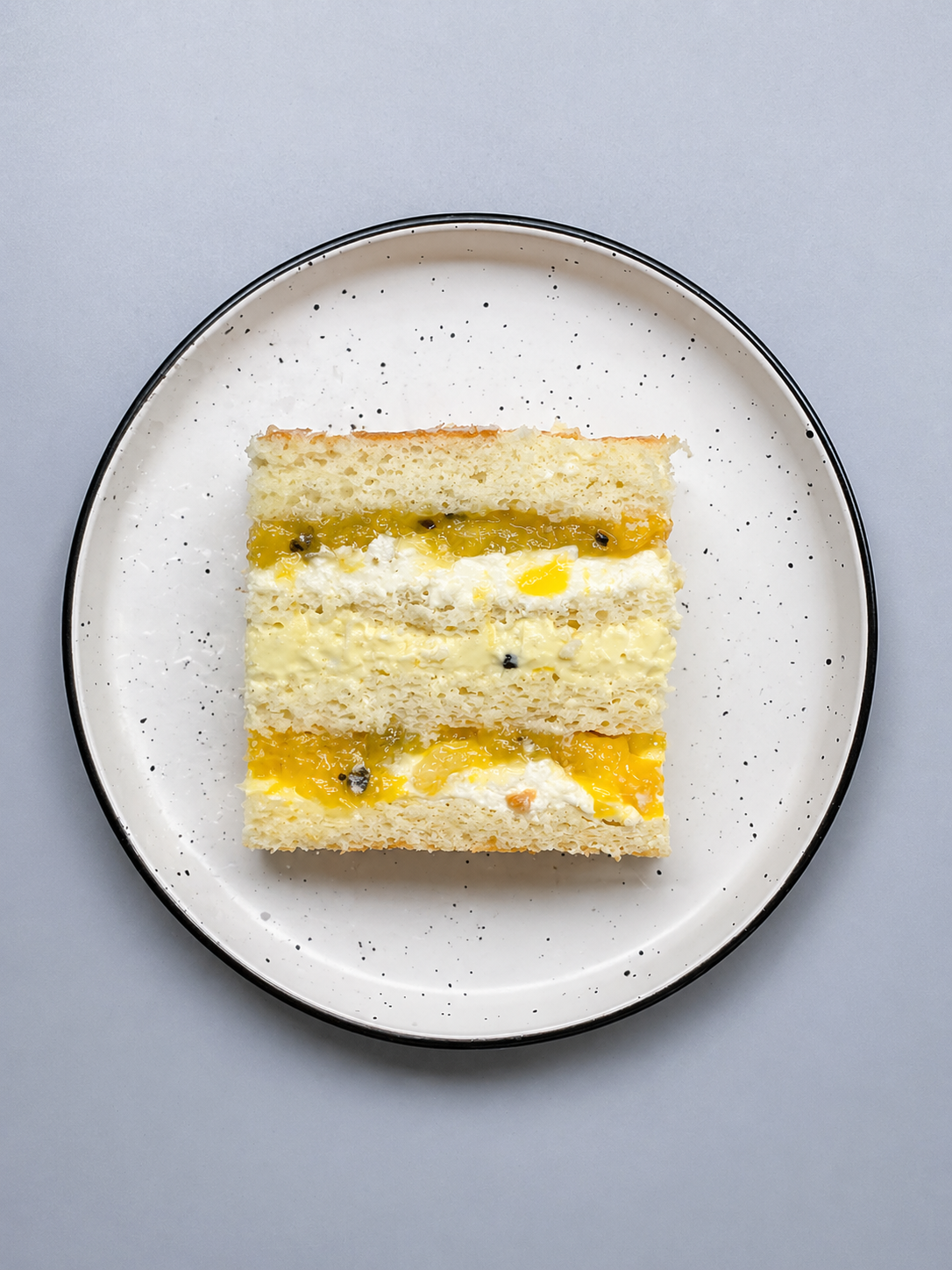 Разрез начинки Ванильные тропики Cakes by Sofy